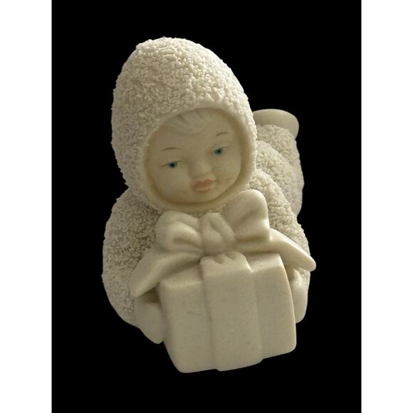 Snowbabies "Overnight Delivery" Bisque Ornament Dept 56 "Winter Tales - Picture 2 of 8